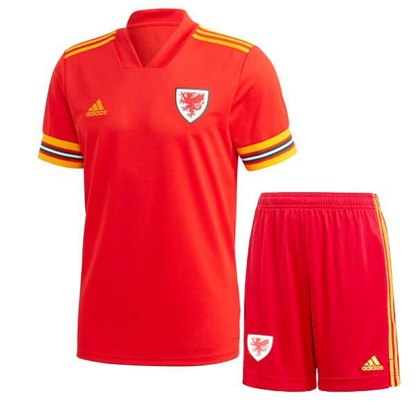 Camiseta Gales Niño 1st 2020 Rojo